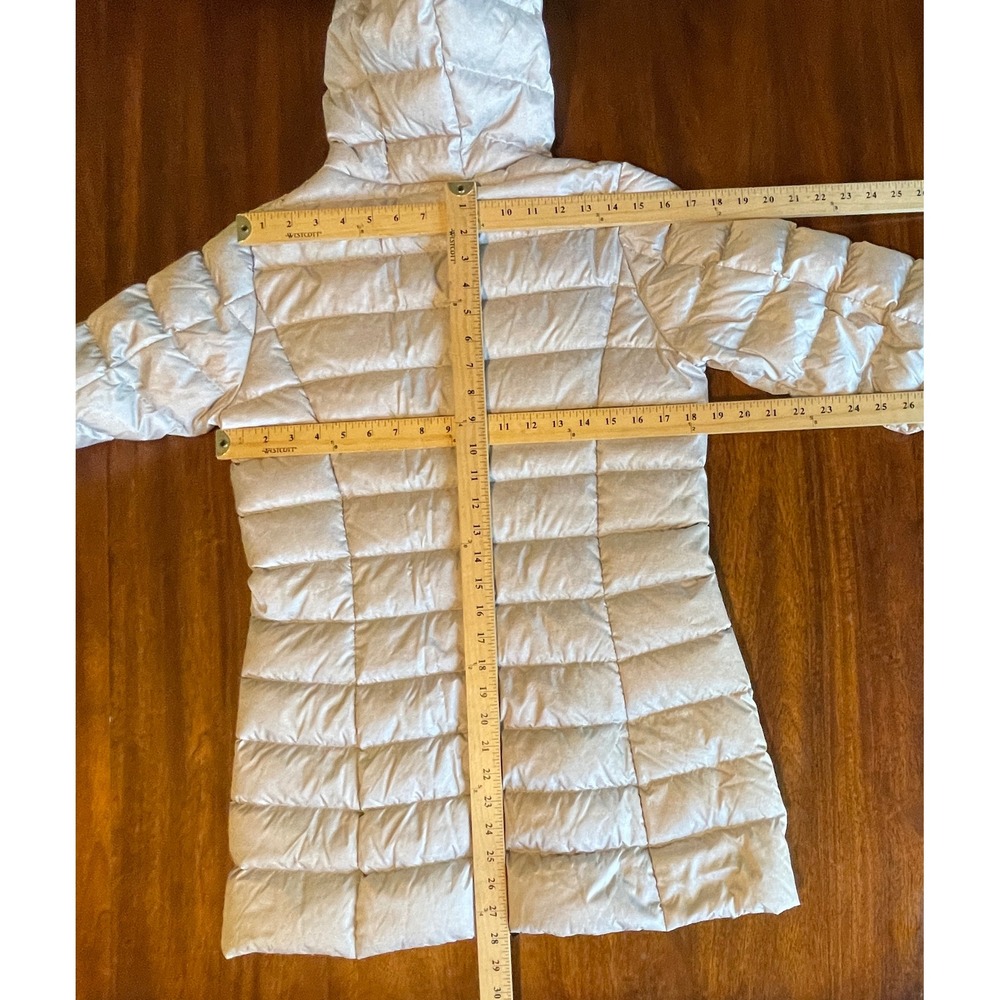Eddie Bauer Womens Hooded‎ Down Puffer Coat Lightweight Quilted Jacket - Picture 6 of 9